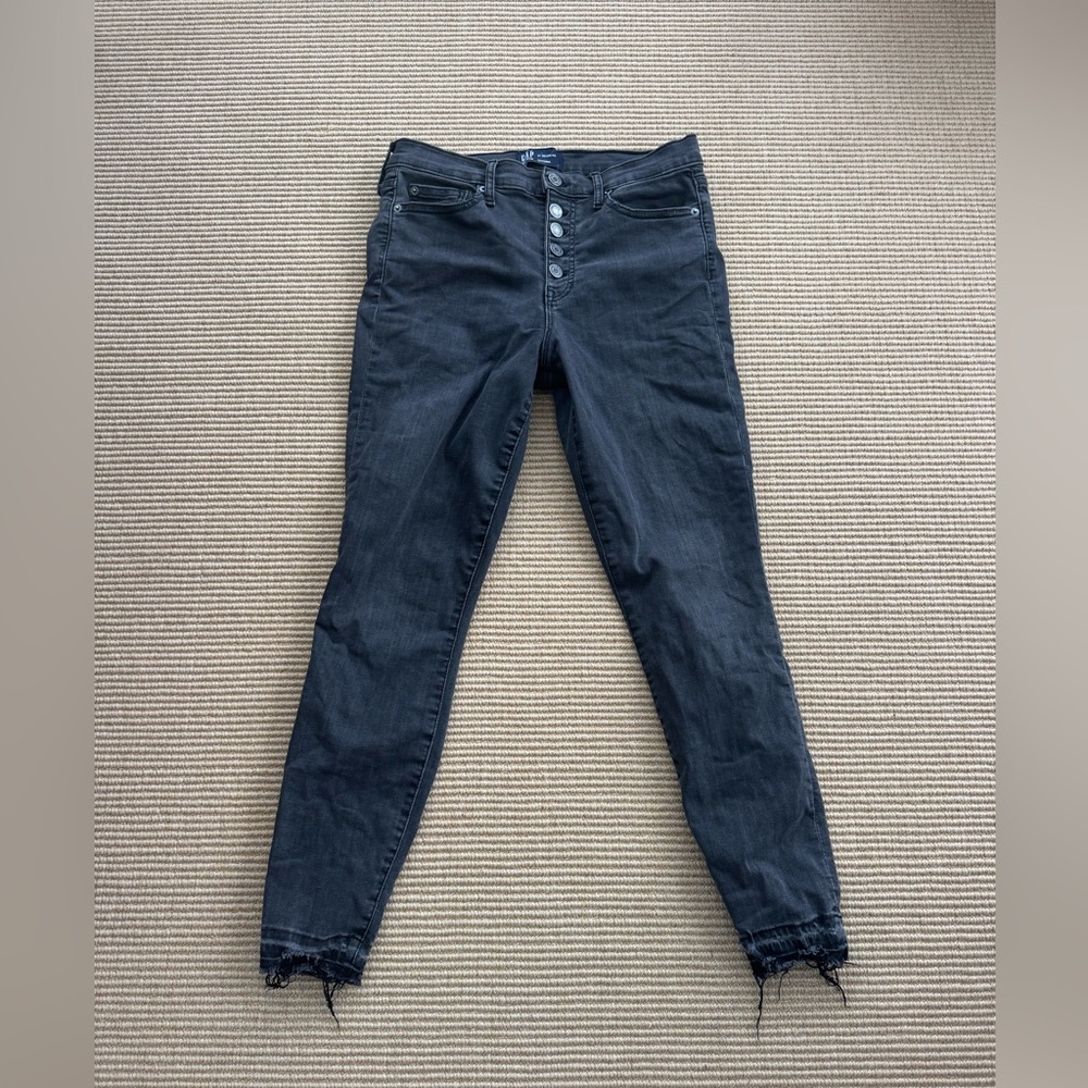 Womans Gap Denim Legging Gray Jeans